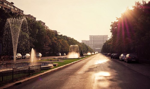 bucharest bukarest bucuresti bucurești bucarest boekarest romania românia rumänien rumanía romenia roumanie bulevardul unirii union boulevard palatul parlamentului casa poporului palace parliament parlamentspalast vereinigungsboulevard bulevar de la unión sunset sun set apus soare sonnenuntergang stjurpresentation stefanjurca stefan jurca ștefan jurcă