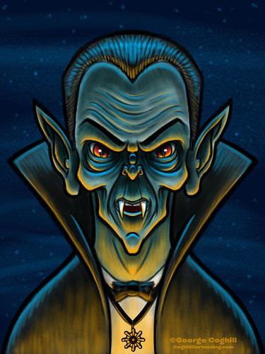 Vampire/Dracula Cartoon Character Sketch 02 | Coghill Cartooning | Flickr