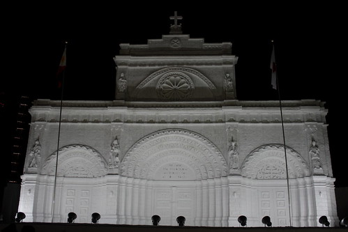大雪像　マニラ大聖堂