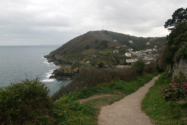 Heading east on the coast path out of Polperro