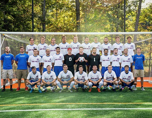 A new era begins as men's soccer team welcomes first-year head coach Kyle Clancy to the helm. #nphawks #npsocial #newpaltz