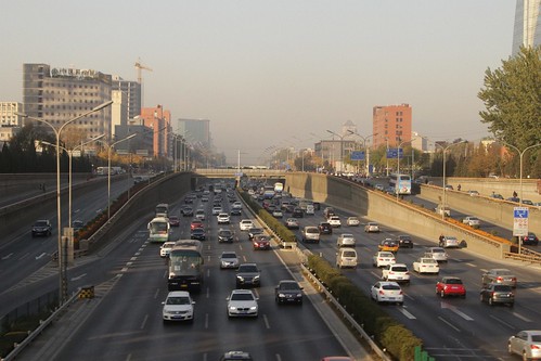Traffic on Beijing's 4th Ring Road