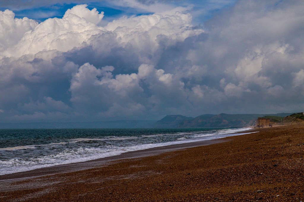 Clouds over the beach