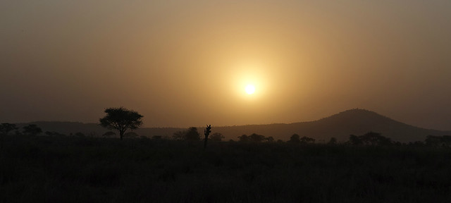 Sunset over Manyara