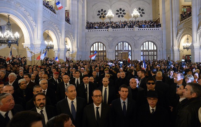 PM Netanyahu at Ceremony at Paris Synagogue