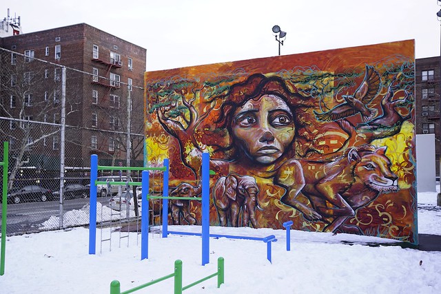 Playground mural