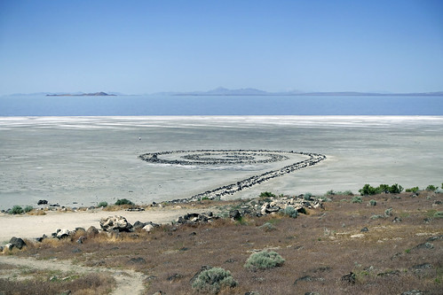 smithson great salt lake greatsaltlake rozelpoint earthwork landart 1970 spiral jetty spiraljetty