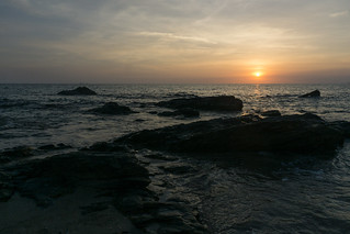 Sunset over Andaman Sea, Koh Lanta, Thailand