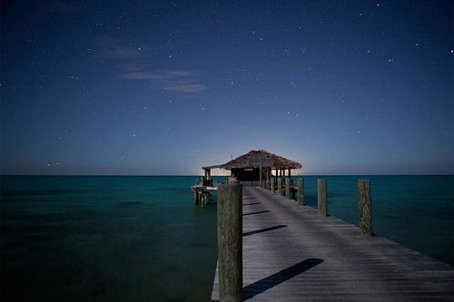 Pontile sotto le stelle