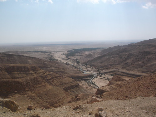 tamerza canyon panorama oued tunisia tunisie southtrip sud sudtunisien landscape uplifting uplift river arid dry