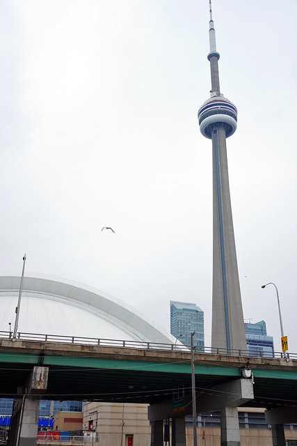 CN Tower, Rogers Centre and Gardiner Expressway