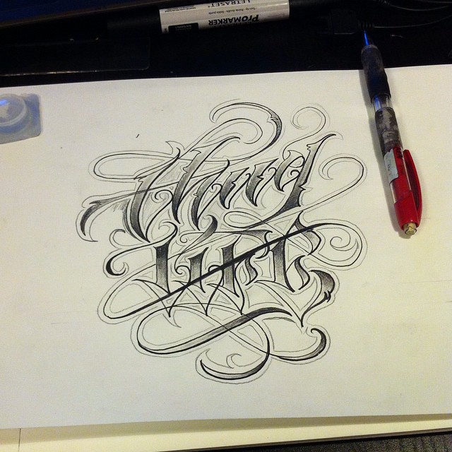 Thug life... #wlk #calligraphy #typography #typografia #le… | Flickr
