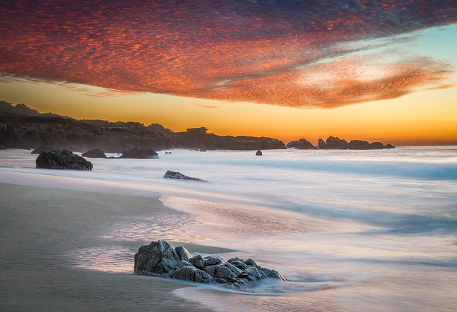 Garrapata Beach Sunset - Big Sur, CA