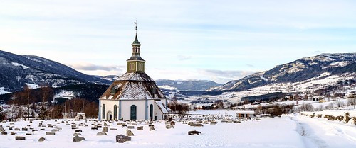 winter panorama church century stitch 18th february kirke 2015 gudbrandsdalen sørfron