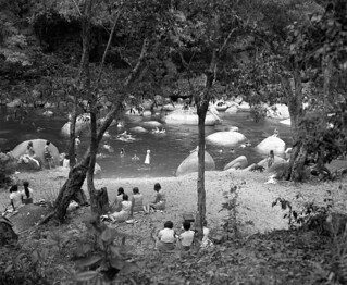 Swimming at Mossman Gorge, December 1969