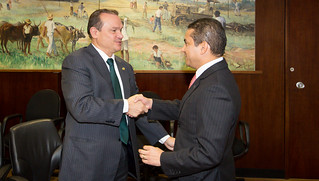 Ministro Marcos Pereira recebe o Senador Wellington Fagund… | Flickr