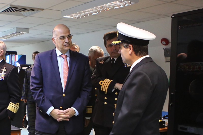 Επίσκεψη ΥΕΘΑ Νίκου Δένδια στη Στρατιωτική Διοίκηση Ανατολικής Μεσογείου