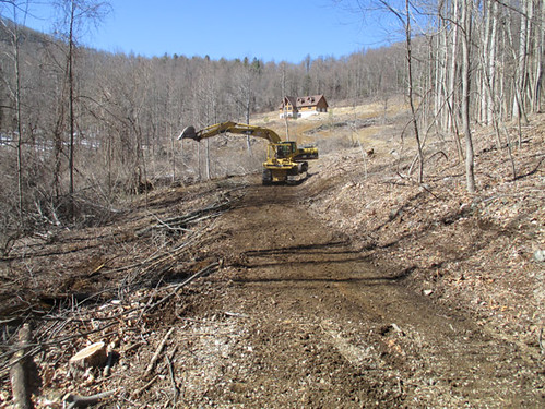 Driveway widening and grading