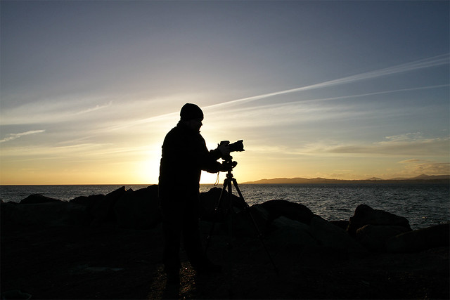 .. photographer at sunrise ...