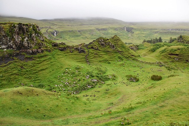 Hello from The Fairy Glen on the Isle of Skye. It's so lovely here. (If a bit rainy!)