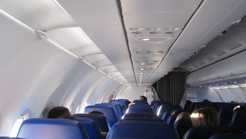 Aeroflot Airbus A320 Economy Cabin Interior The Woman At T