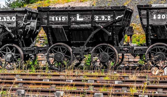 Coal wagons.