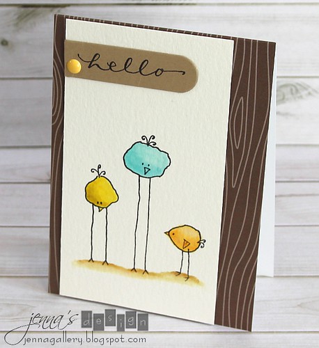 Technique Tuesday - Chickadees | by jennasdesign