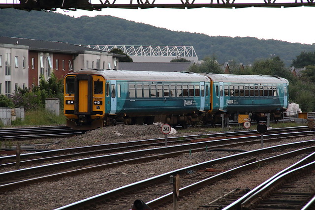 153327+153353 Cardiff Central, Wales