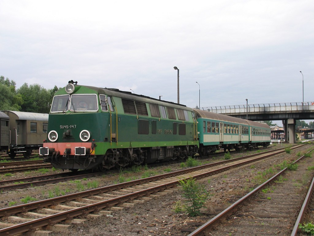SU45-147 in Wolsztyn op 11 juli 2007