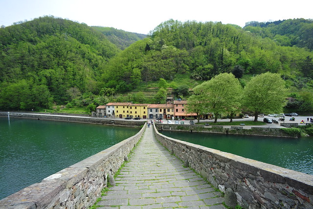 The Bridge of the devil, (Ponte del Diavolo), Borgo a Mozzano, Garfagnana, Tuscany, Italy April 26, 2015 411