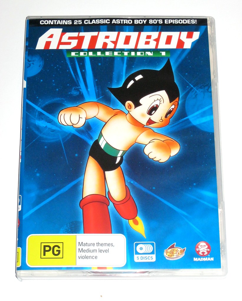 astroboy collection 1 1980 1981 region 4 madman 5 disc dvd set australia a