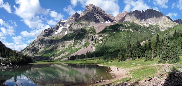 Maroon Bells and Crater Lake [explored]