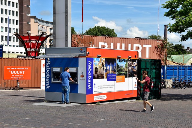 Mobiele flappentap - Stationsplein Leiden