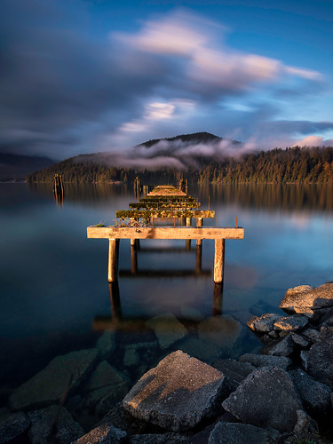 Golden by robert demeter, Last light before sunset straight after rain. Barnet Marine Park, Vancouver, BC.sunset longexposure
