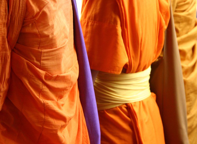 Monks in Saffron