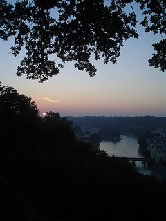 sunset over Wasserburg