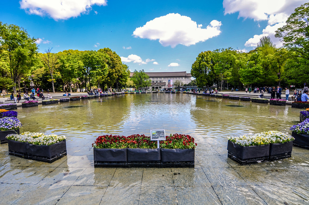 Tokyo National Museum fountain