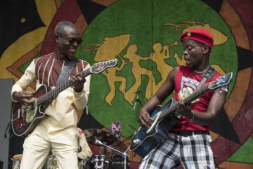 Jupiter and Okwess during Jazz Fest day 5 on May 4, 2018. Photo by Ryan Hodgson-Rigsbee RHRphoto.com