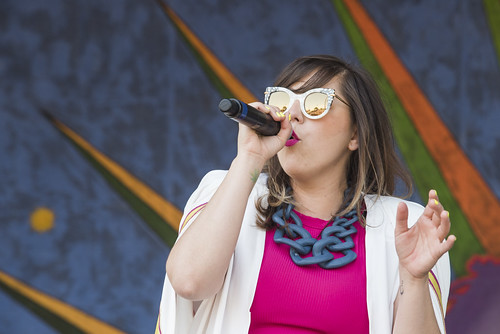 Sweet Crude perform during Jazz Fest 2018 day 3 on April 29, 2018. Photo by Ryan Hodgson-Rigsbee RHRphoto.com