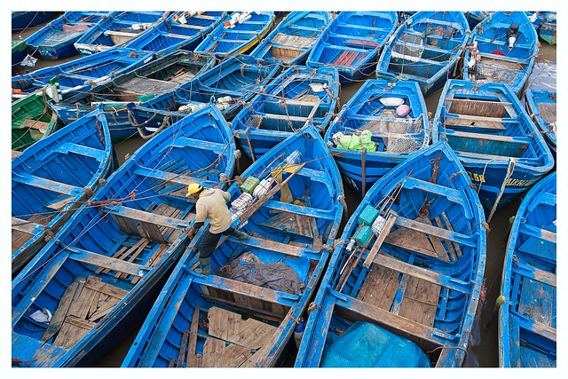 morocco essaouira fishing boats