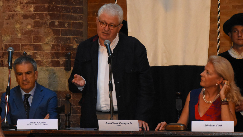 Presentazione del Drappellone