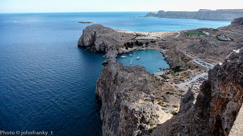 mar azul playa rocas cala puertodeportivo tz5 johnfranky sea blue beach rocks creek marina cliff acantilado grecia rodi forse cercavi greece
