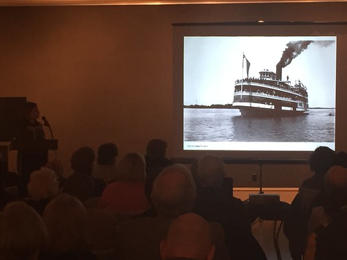 Liz McEnany "Steamboats on the Hudson"