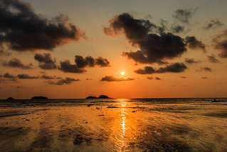 Klong Prao Beach - Low Tide Sunset