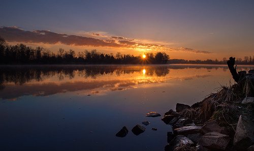 morning light nature sunrise river landscape early spring natural ukraine kyiv 2015