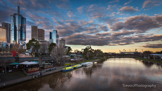 Yarra River & MCG, Melbourne