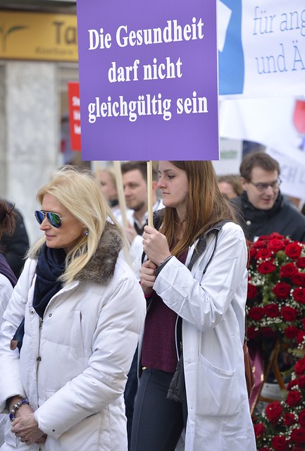 Demo der Wiener Spitalsärztinnen