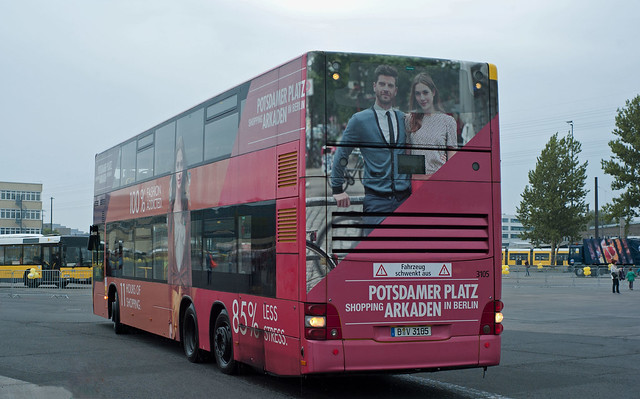 BVG Berlin Bus Werbung 27.6.2015  MAN DL 07