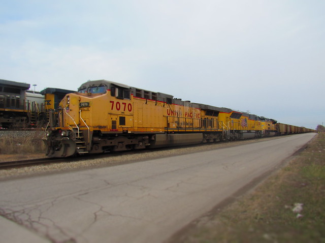 Union Pacific 7070 C44/60AC (GE) parked
