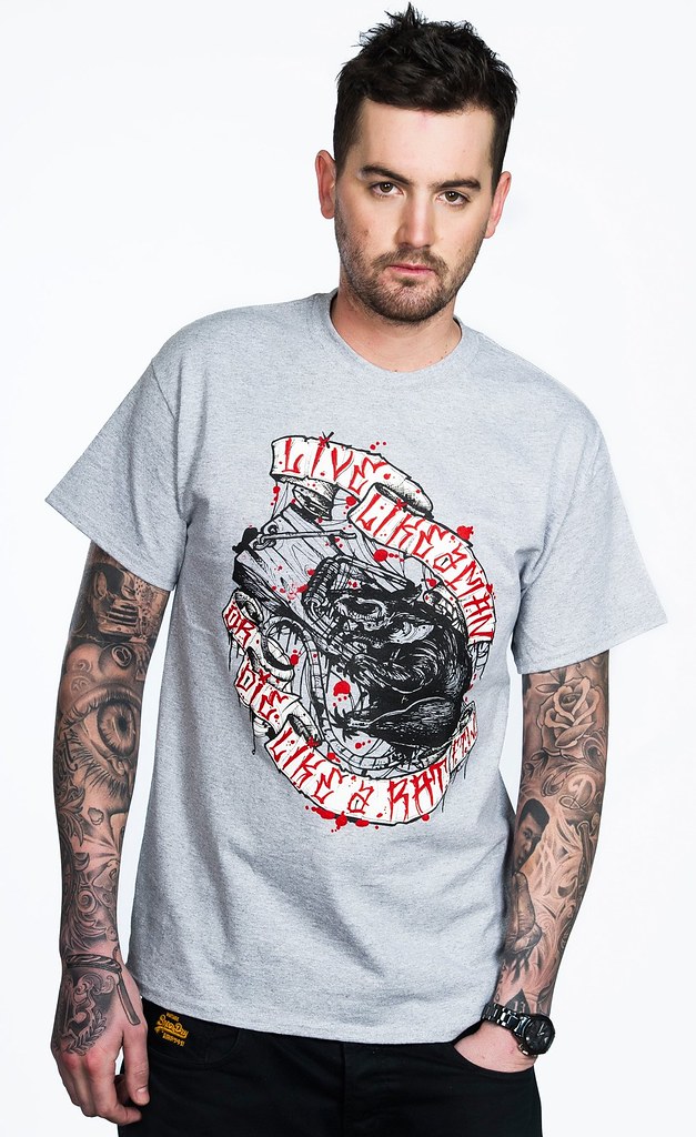 Pánske tričko Toxico - Die Like A Rat (Grey) | Pánske tričko… | Flickr
